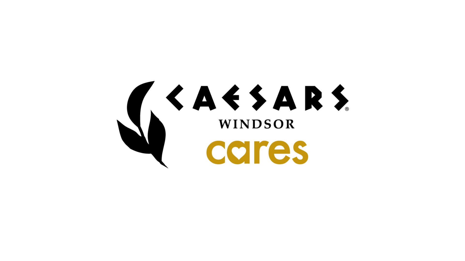 Black background with the word 'cares' written in gold, with a small heart shape inside the letter 'a' and the letter 'e'.
