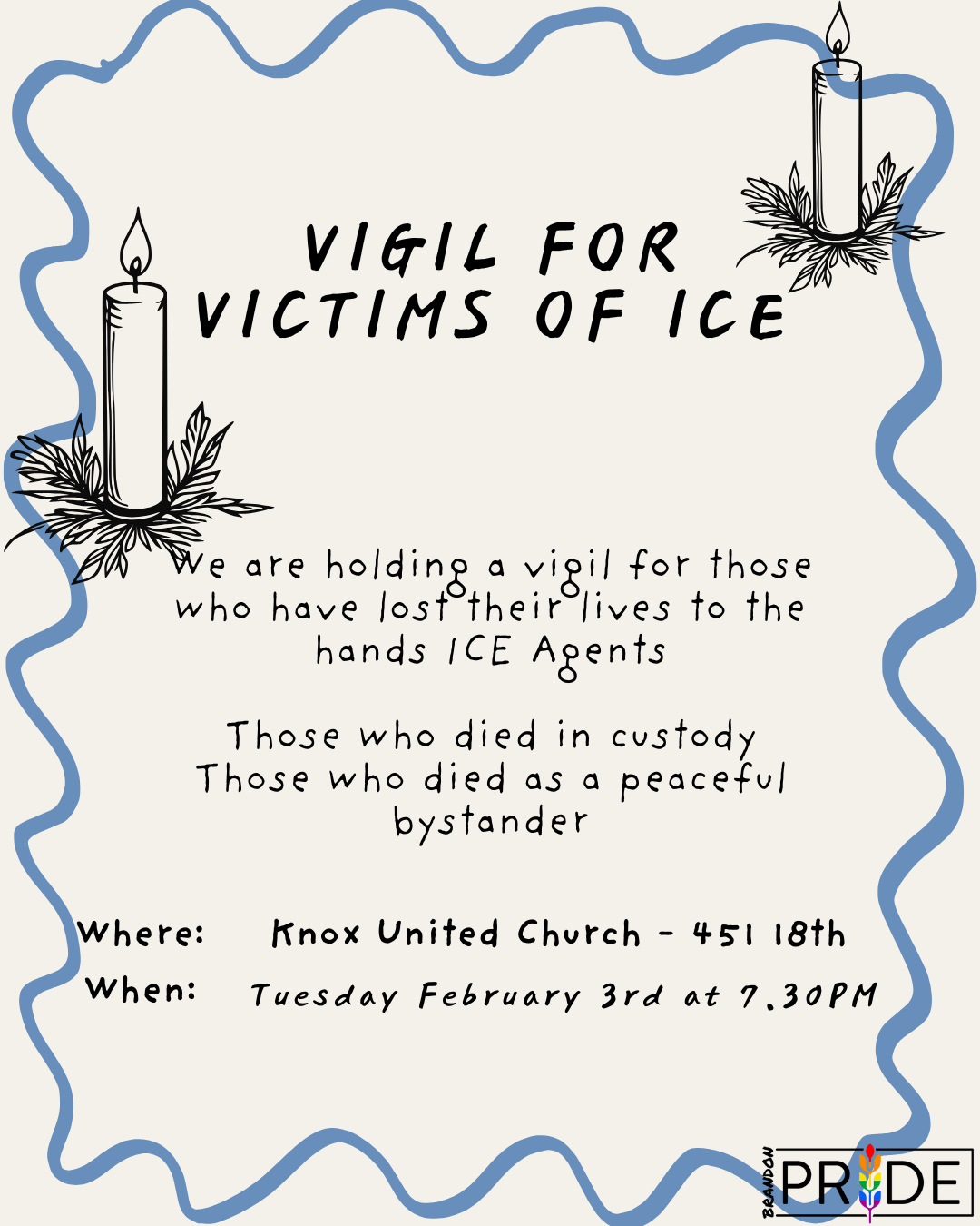 Vigil for the VIctims of ICE
