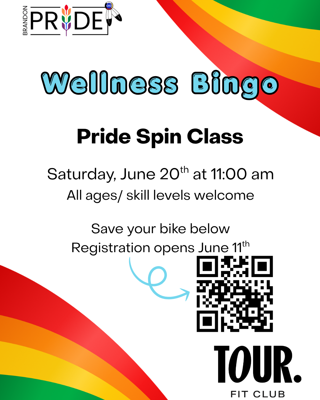 Tour Fit Club Pride Spin Class
