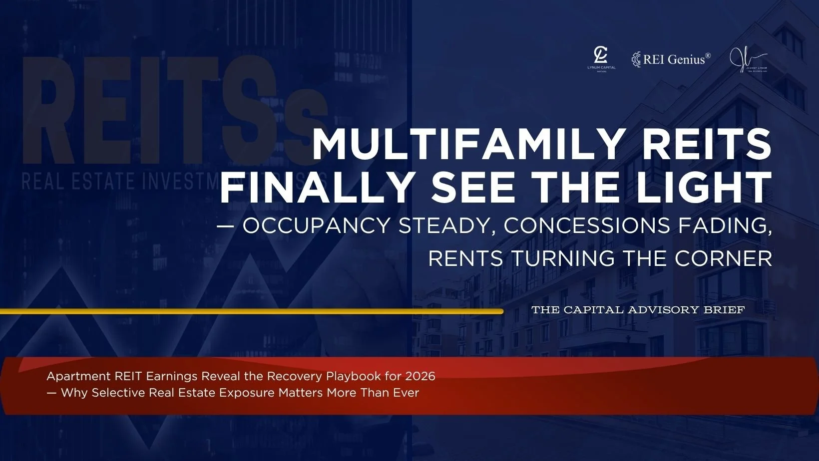 Multifamily REITs Point to Rent Recovery: The Sequence We’ve Been Waiting For