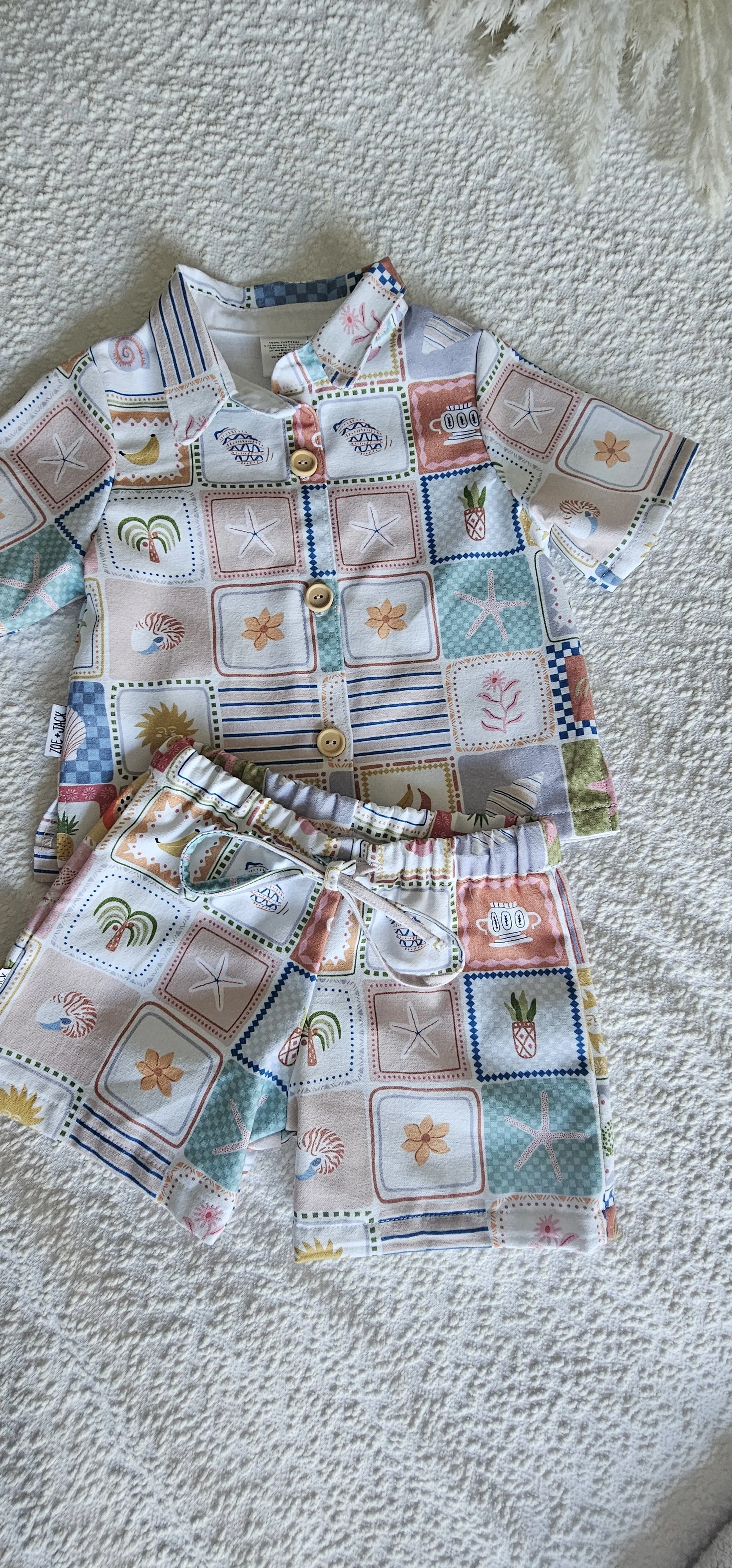 Seaside Shirt & Shorts Set - Size 3