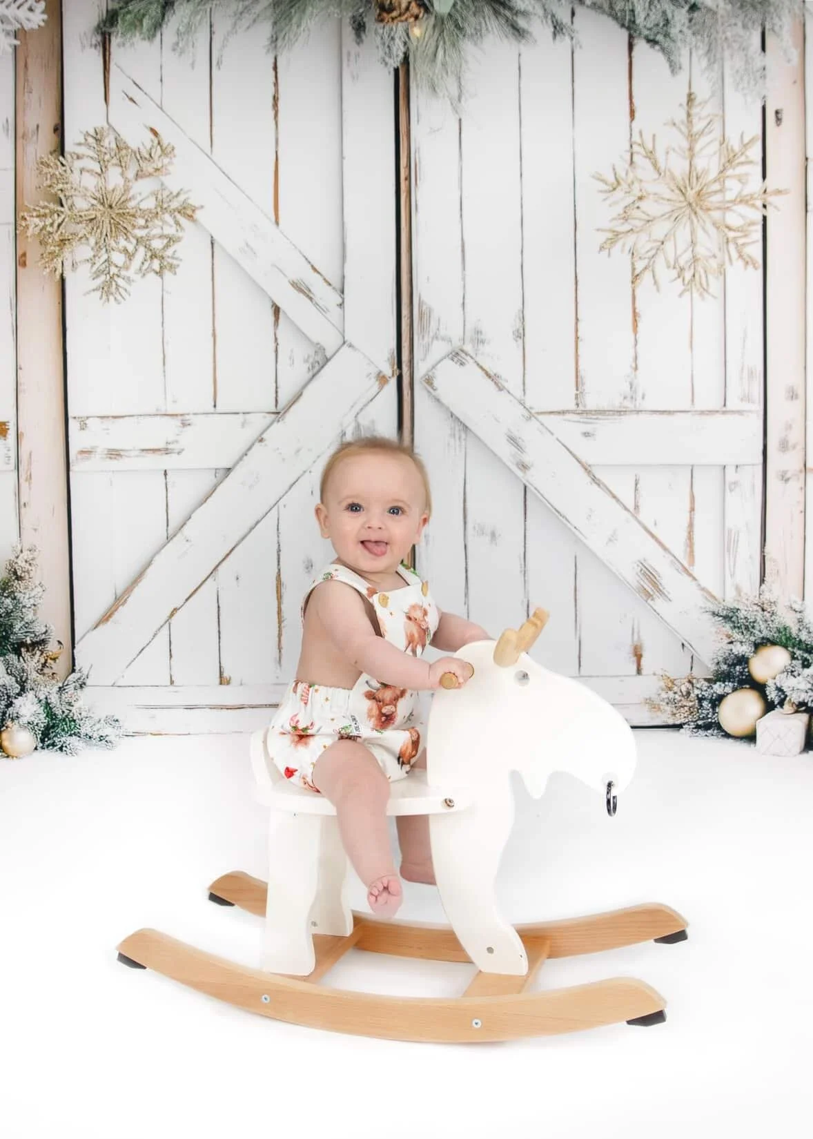 Rocco Christmas Romper