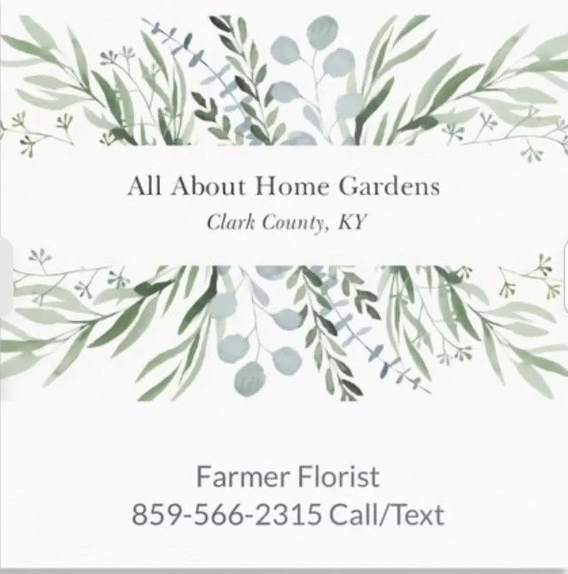 Logo for Winchester Clark County Farmers Market, established in 1989, featuring farm produce icons, a tractor, and a barn, with the slogan 'Fresh & Local'.