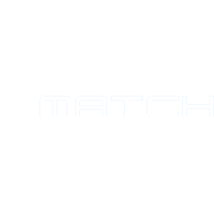 Logo for MATCH by Audiotec Fischer with stylized arrows and bold white text on a black background.