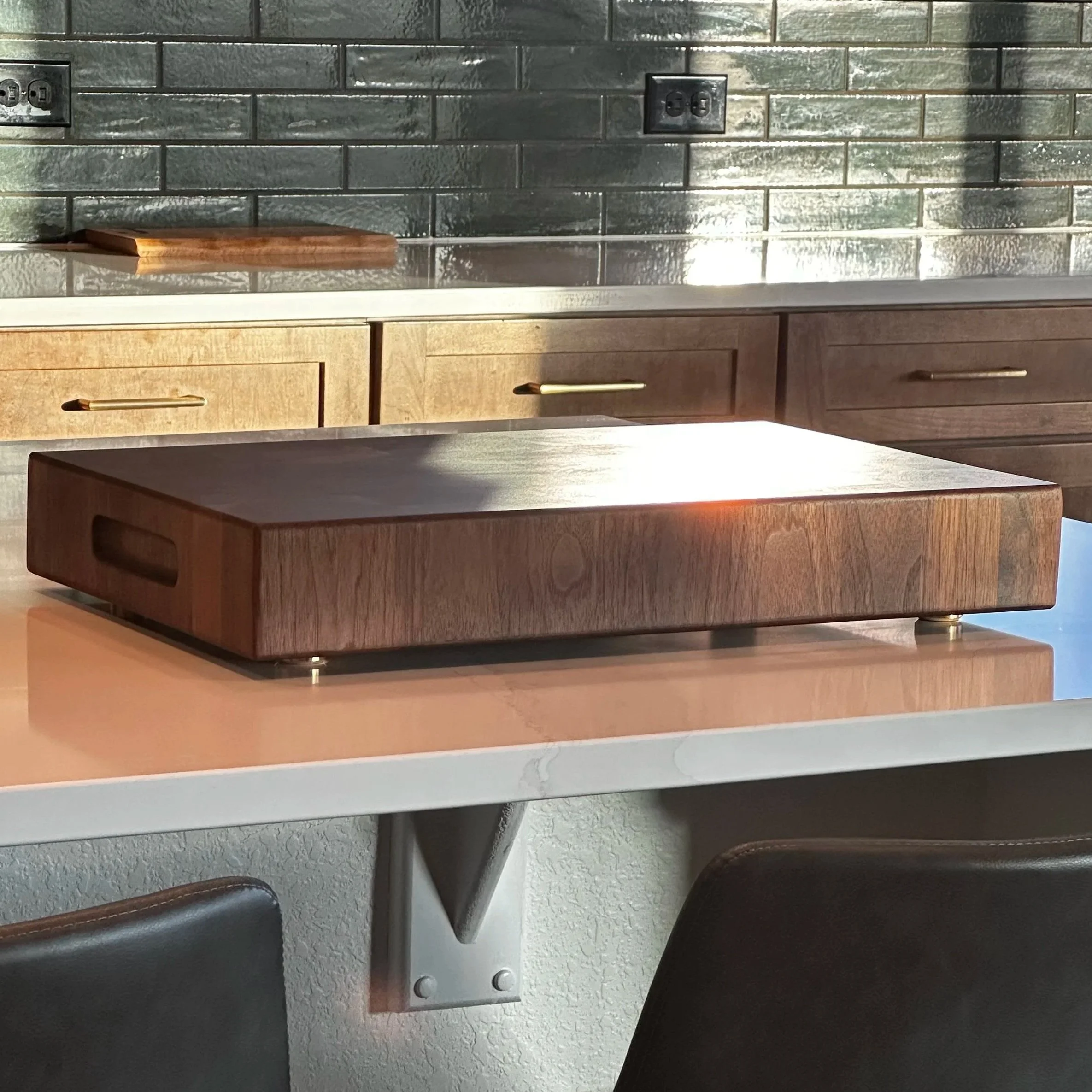 The Heritage with Brass Feet and Recessed Finger Grips