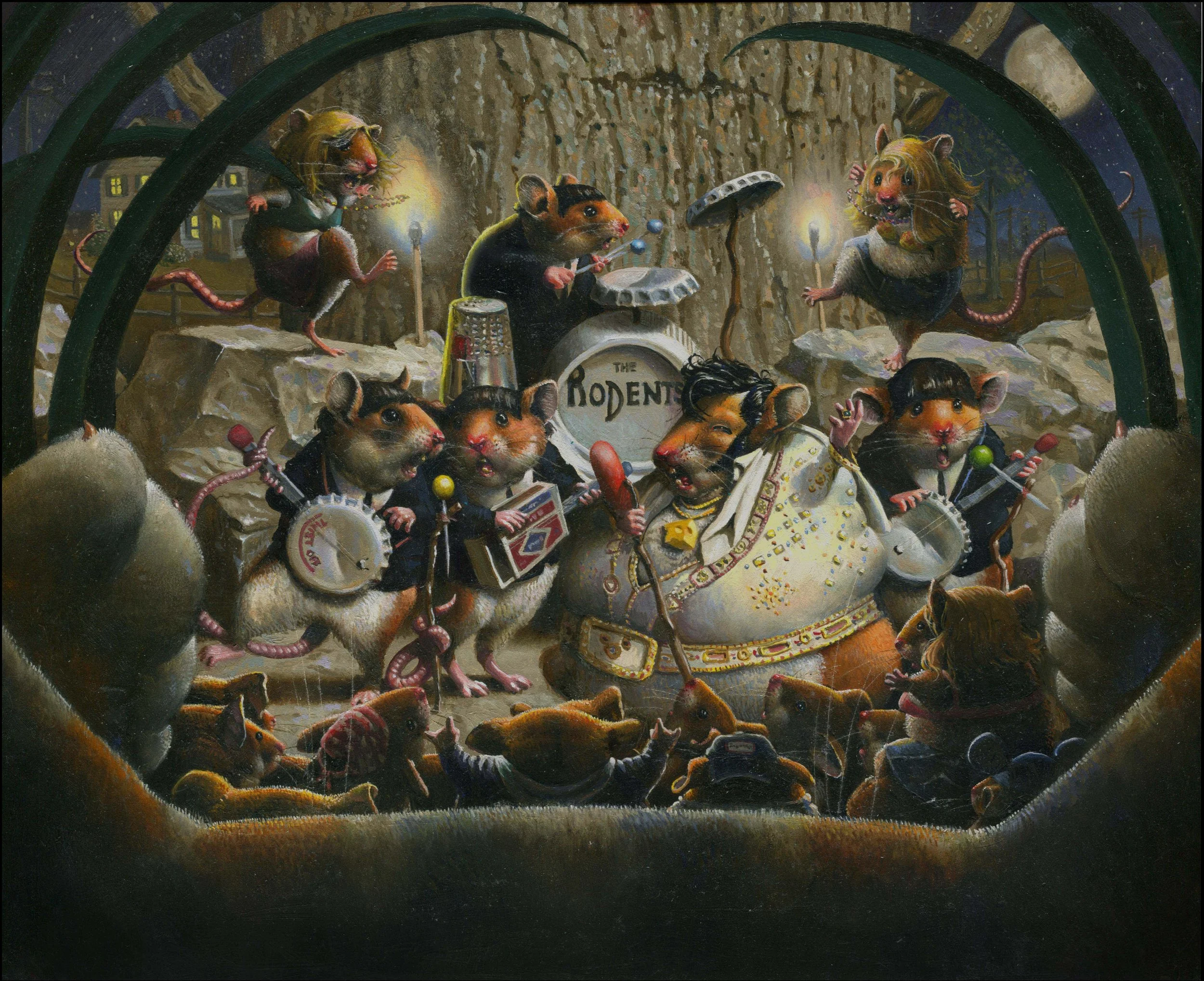 Illustration 23. - The Rodents.  Oil on panel..jpg