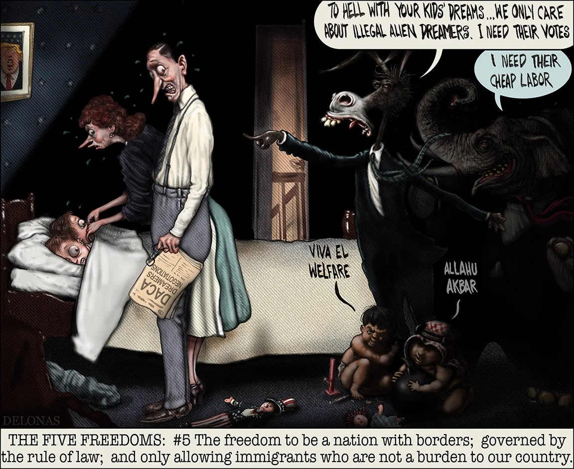 209 Norman Rockwell  Immigration Politics.jpg