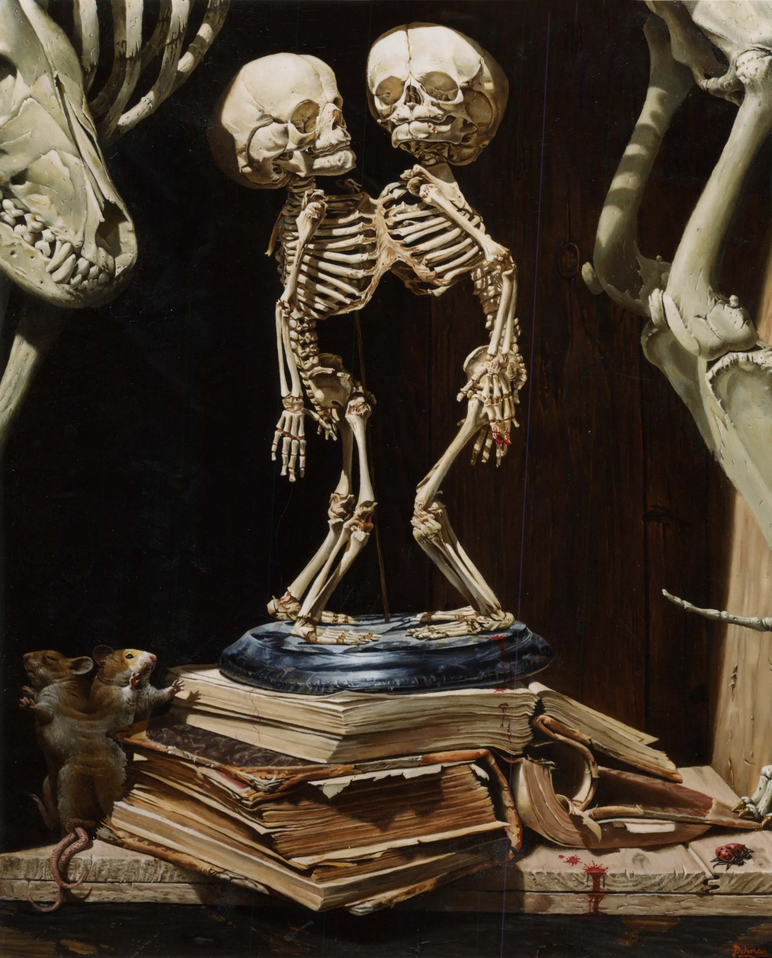 "Romulus and Remus" Oil on panel, 16" x 20," 1990's. Framed. $8,000.00