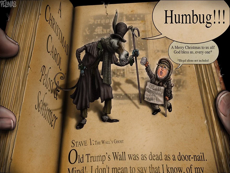 309 Scrooge Christmas Wall Trump Democrats.jpg