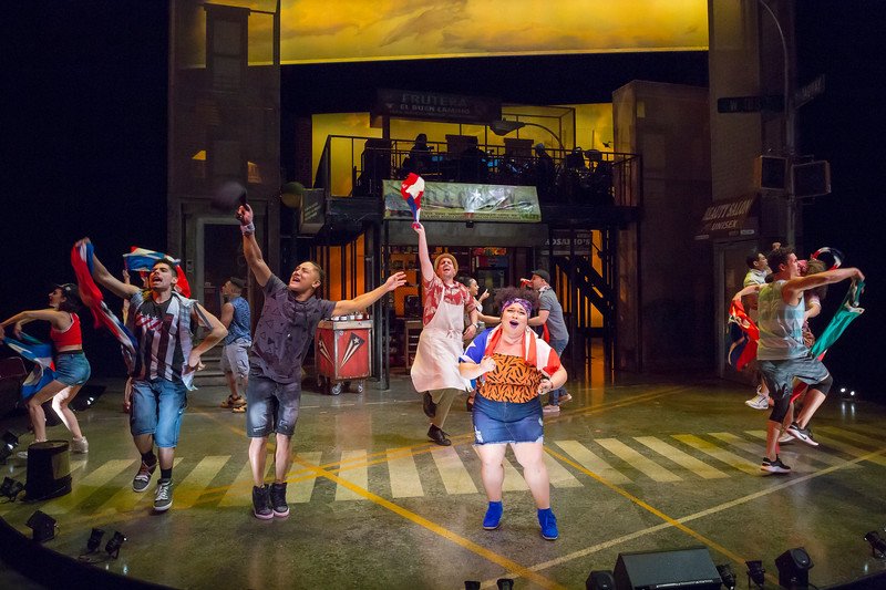 "In The Heights" By Miranda, Hudes |
Milwaukee Rep, Seattle Rep,
Cincinnati Playhouse in the
Park, Portland Center Stage
2018-19