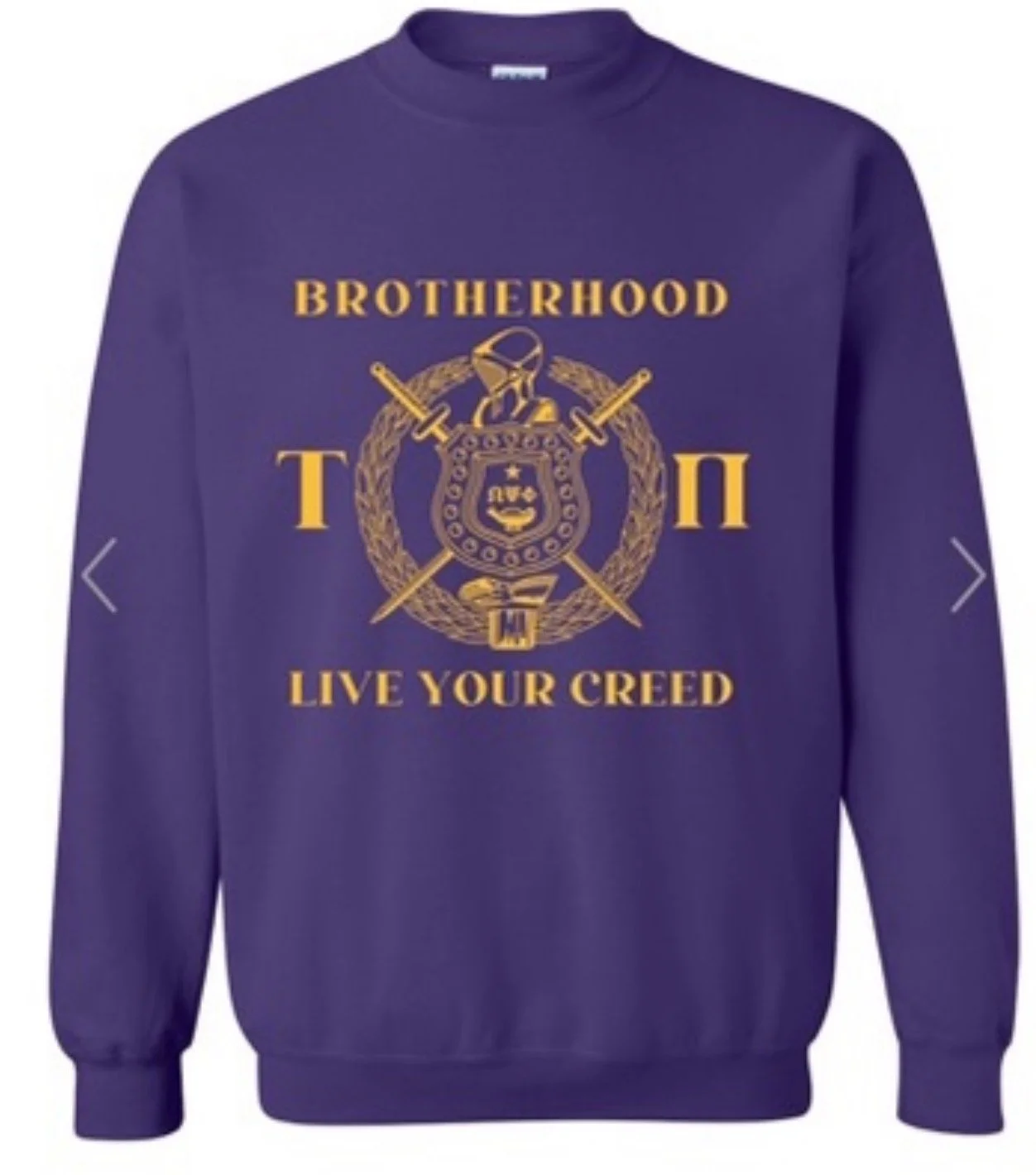 BROTHERHOOD LIVE YOUR CREED CREW NECK SWEATER