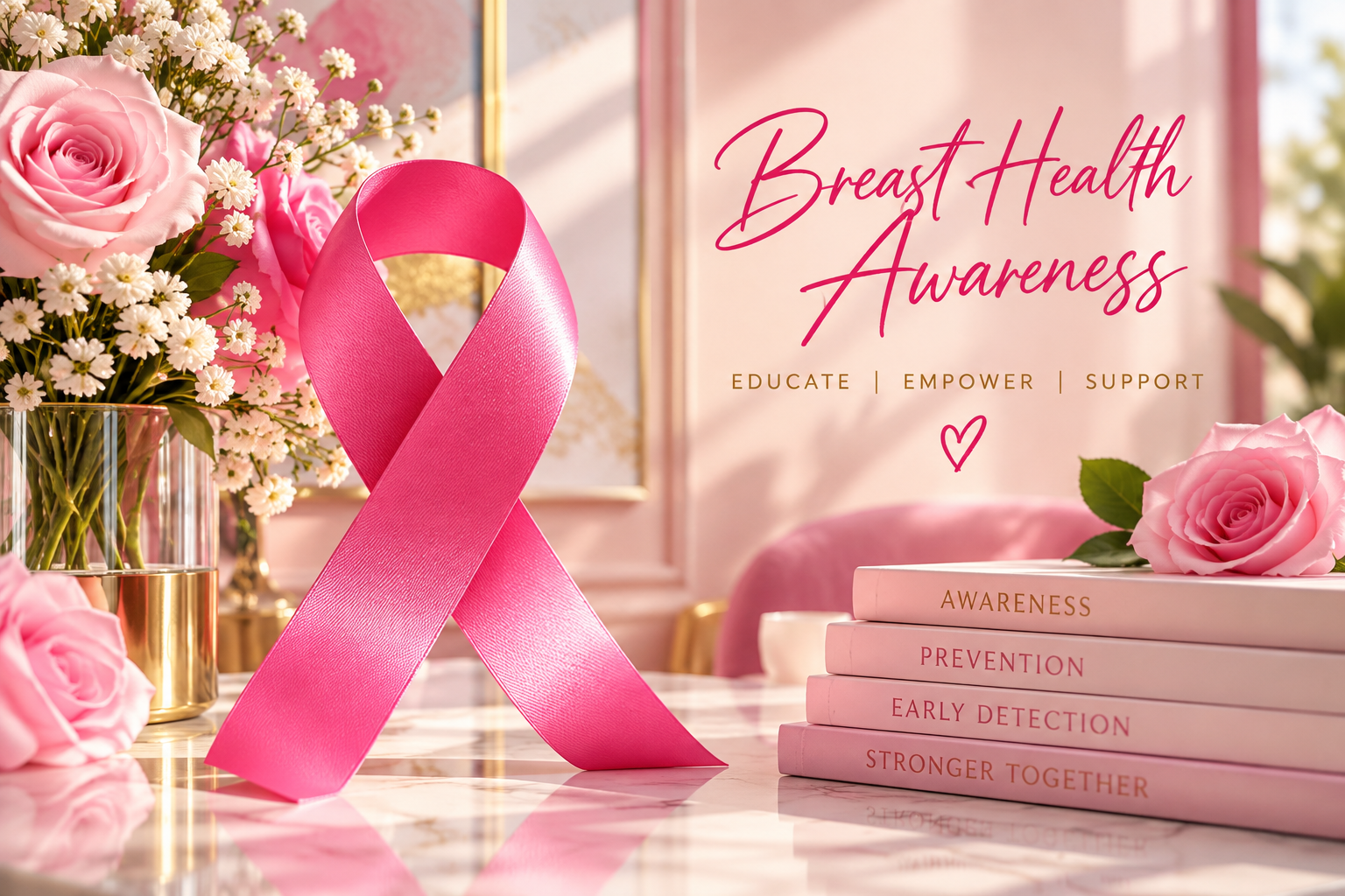 Breast cancer awareness. Free exam