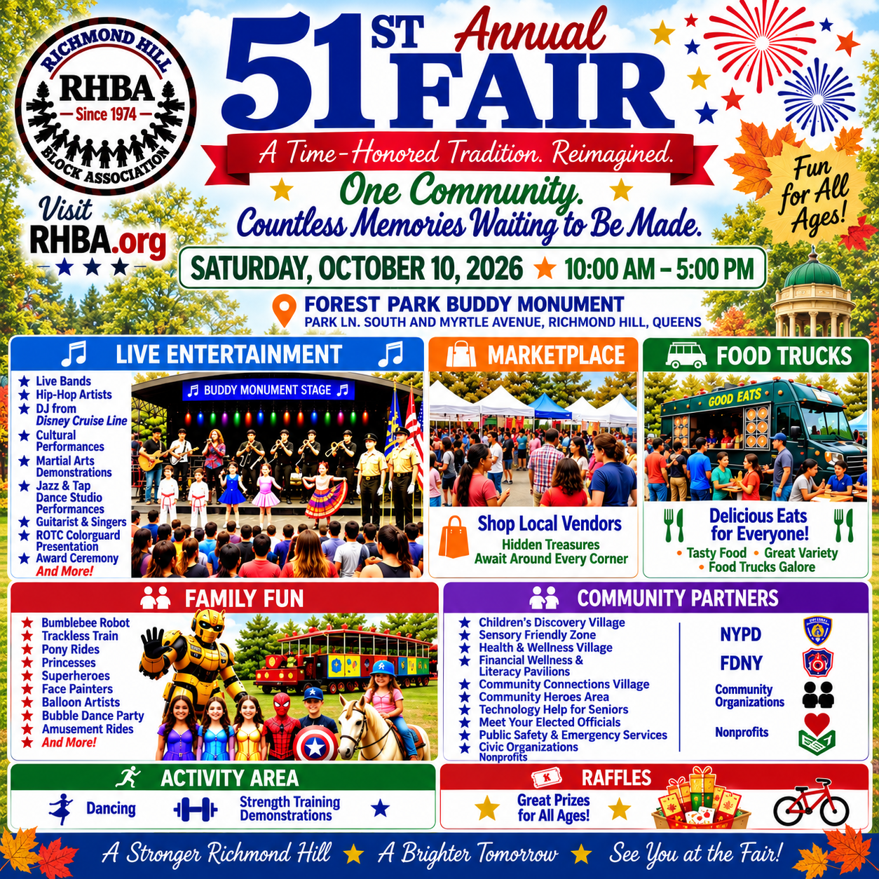 51st Annual Forest Park Fair || Oct 10 2026