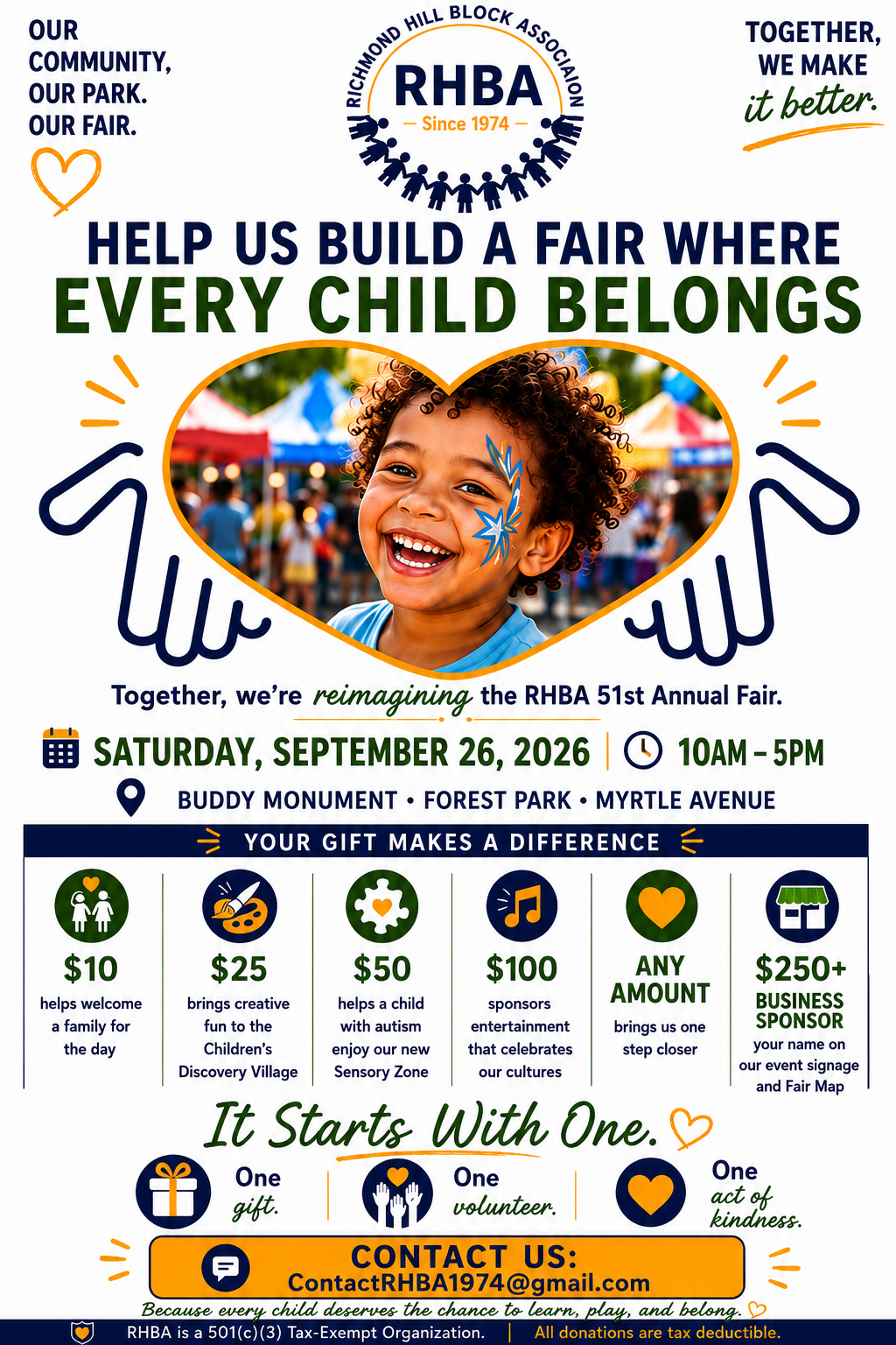 RHBA 51st Annual Fair A Time-Honored Tradition. Reimagined.One Community. Countless Memories Waiting to Be Made.