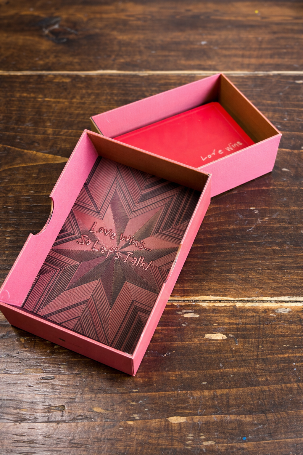 Love WINS UNO Deck open