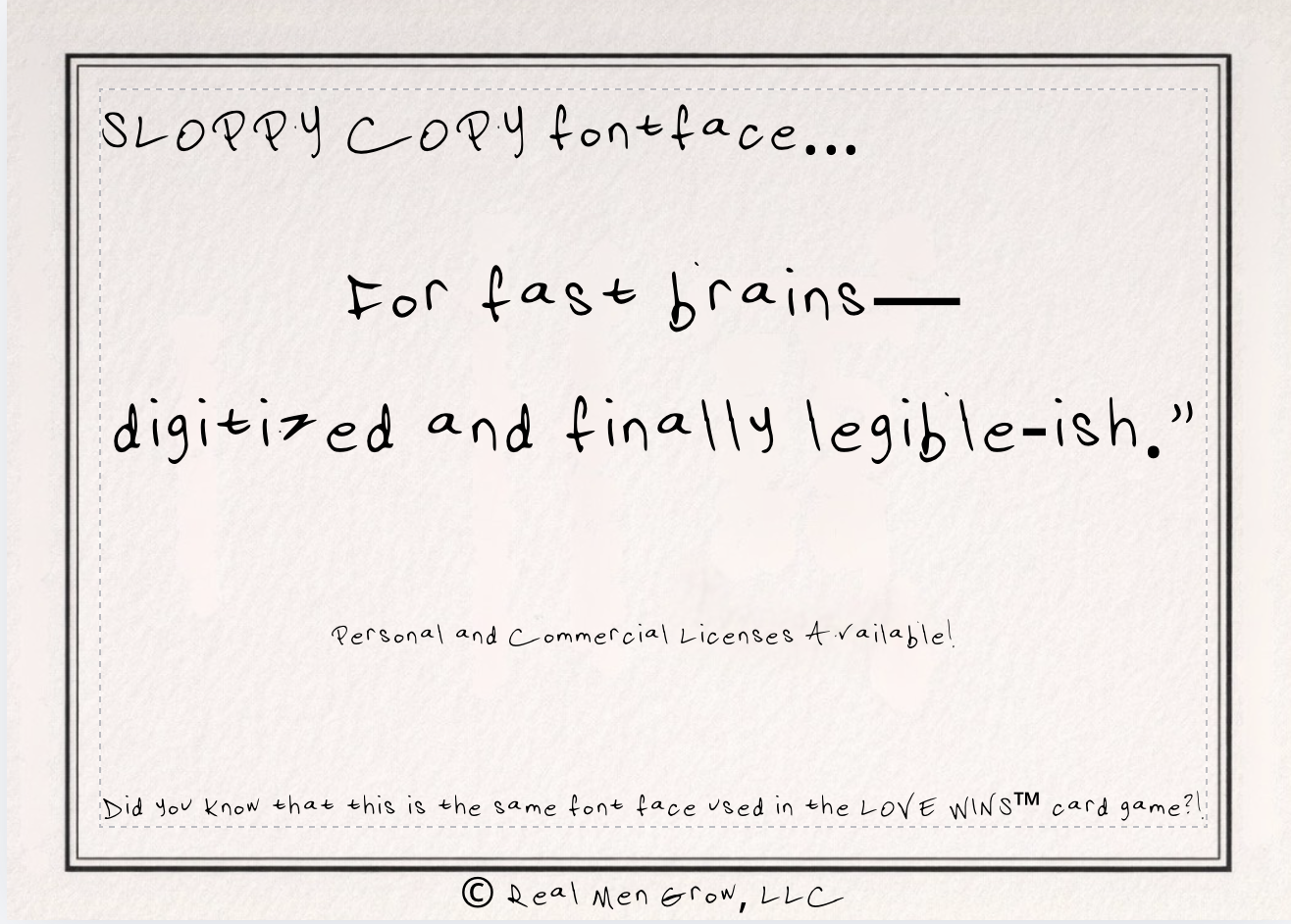 Sloppy Copy — Personal License