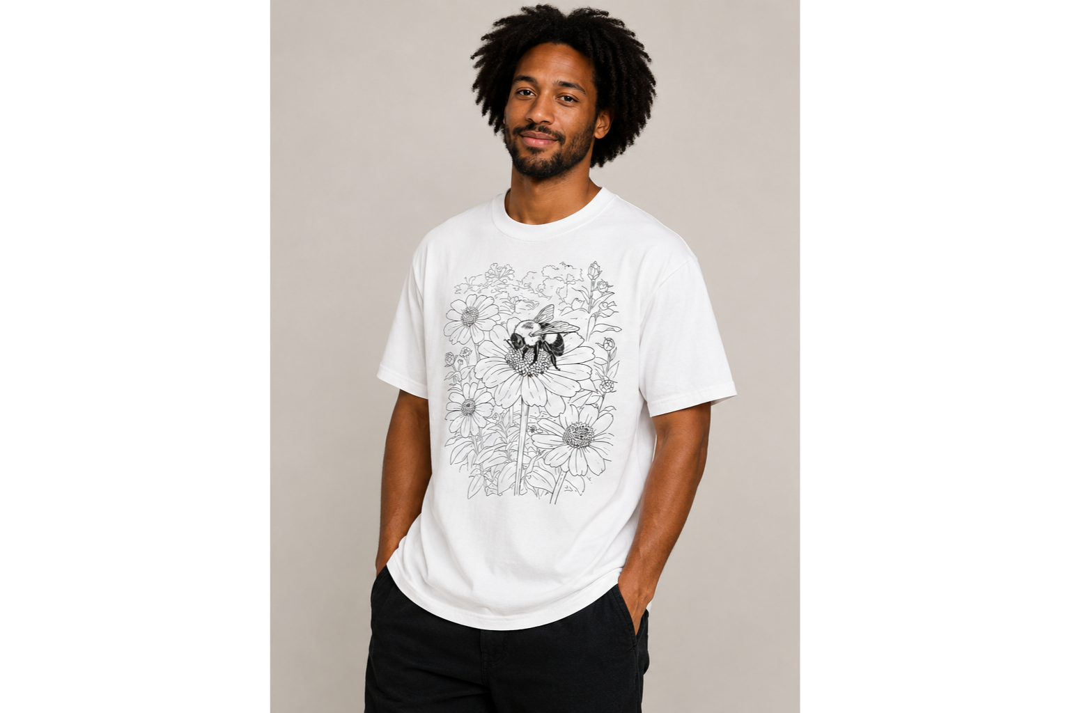 Bumble Bee Coloring Tee