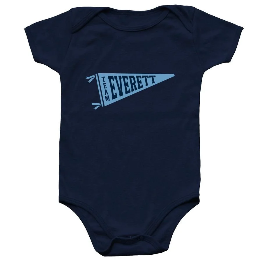 Infant Onesie - Team Everett Flag - $39.99