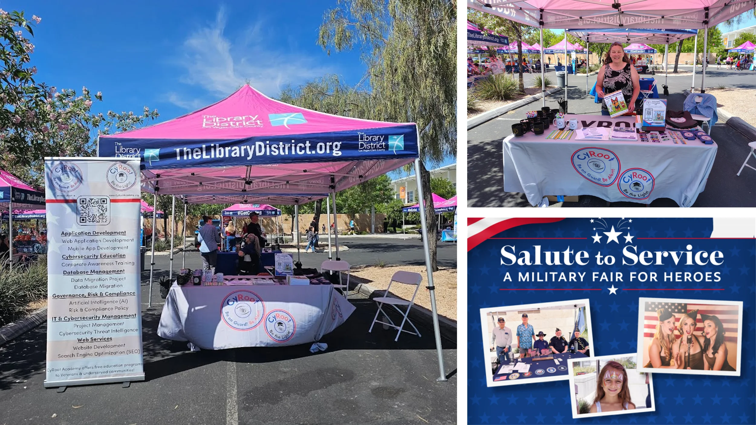 Connecting with Our Military Community: CyRoot Academy at Salute to Service 2026