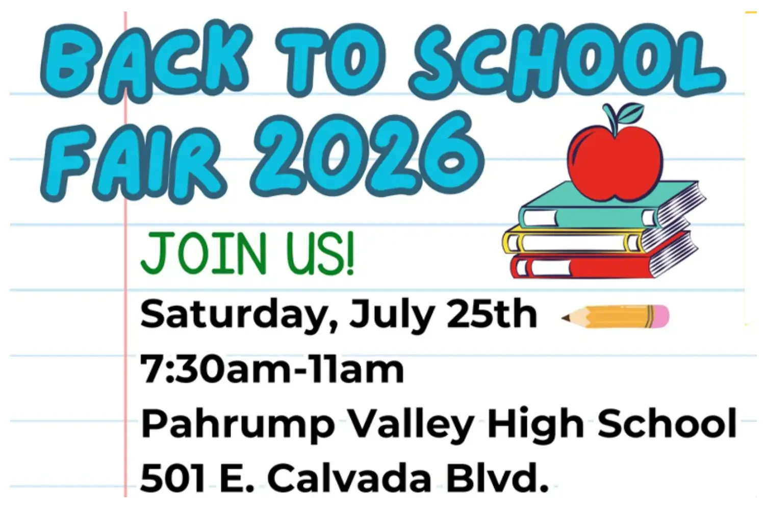 Pahrump Back to School Fair