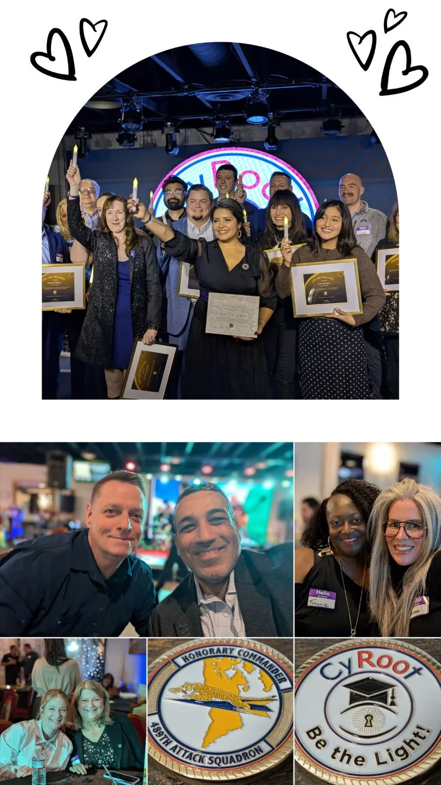 attendees at CyRoot Academy's First Anniversary celebration