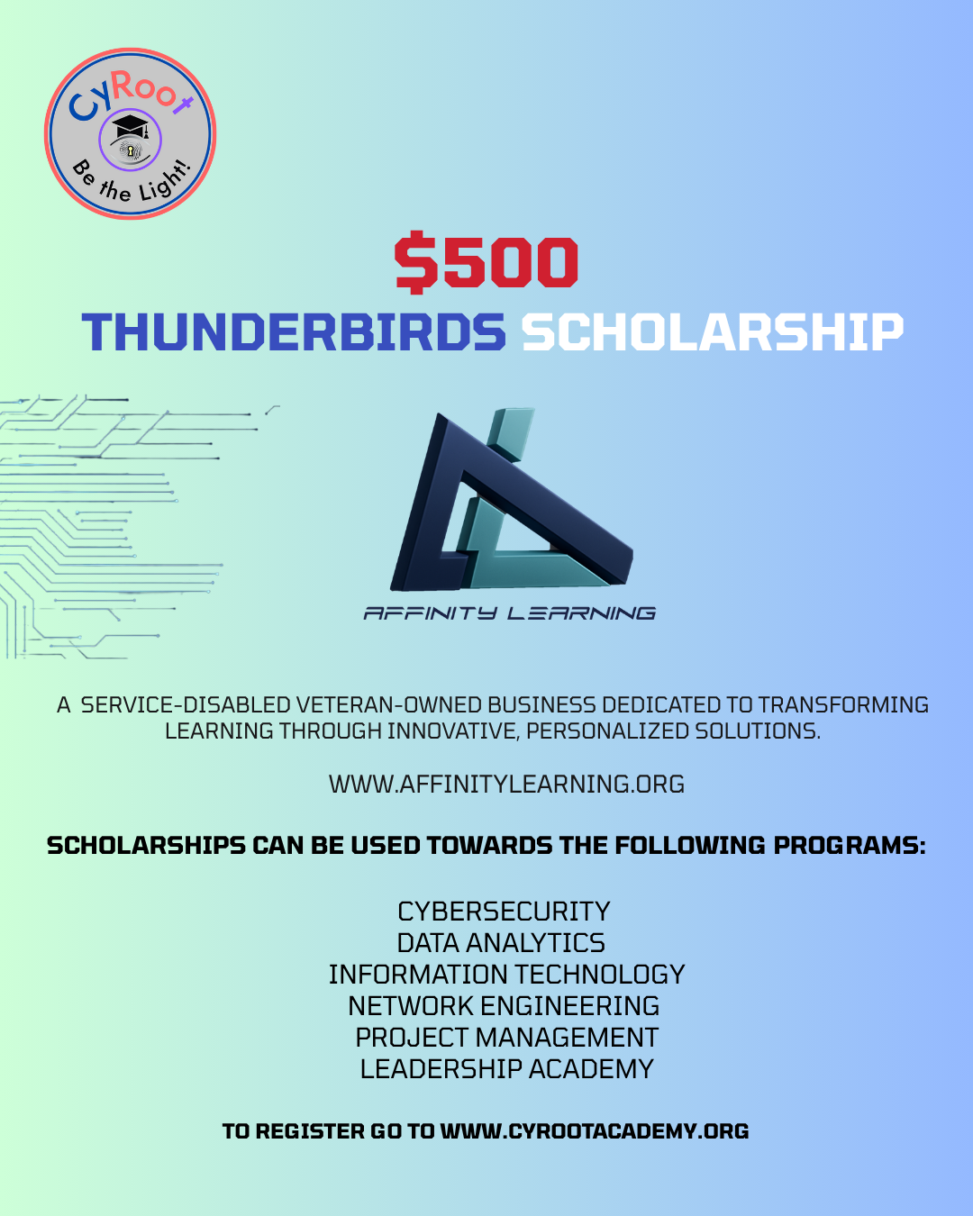 Thunderbirds Scholarship