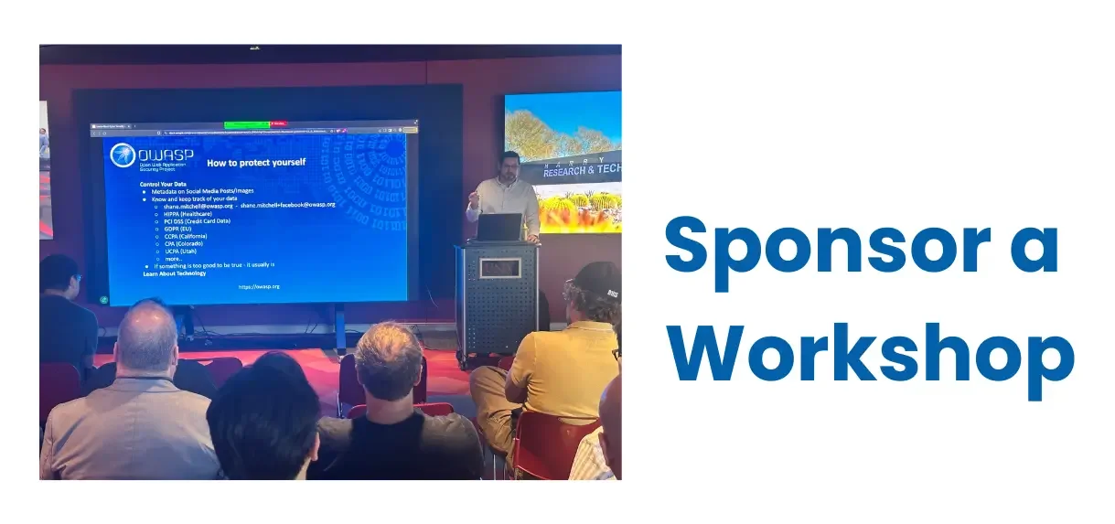 Sponsor a Workshop
