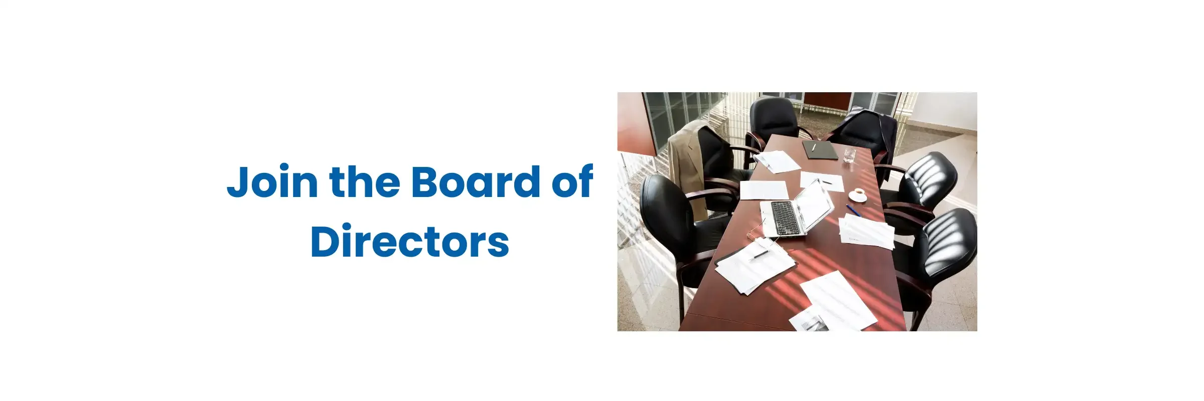 Join the Board of Directors