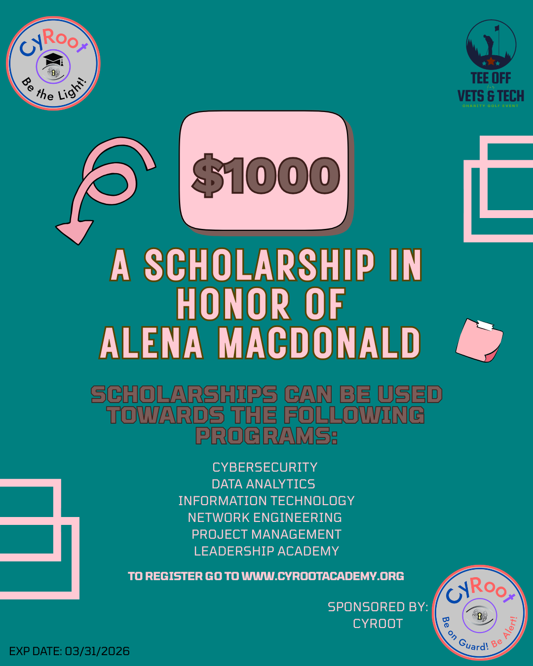 Alena MacDonald Scholarship