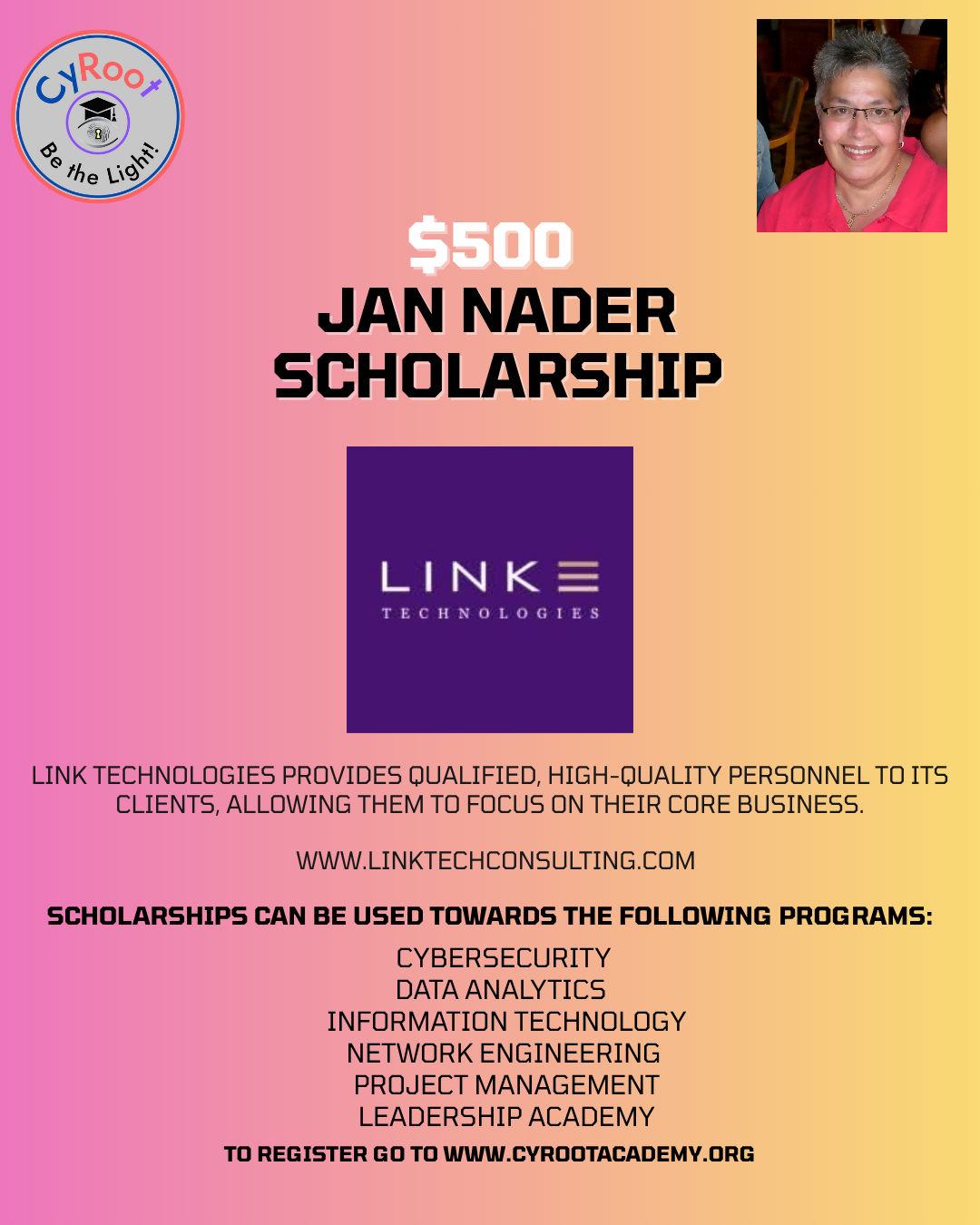 Jan Nader Scholarship