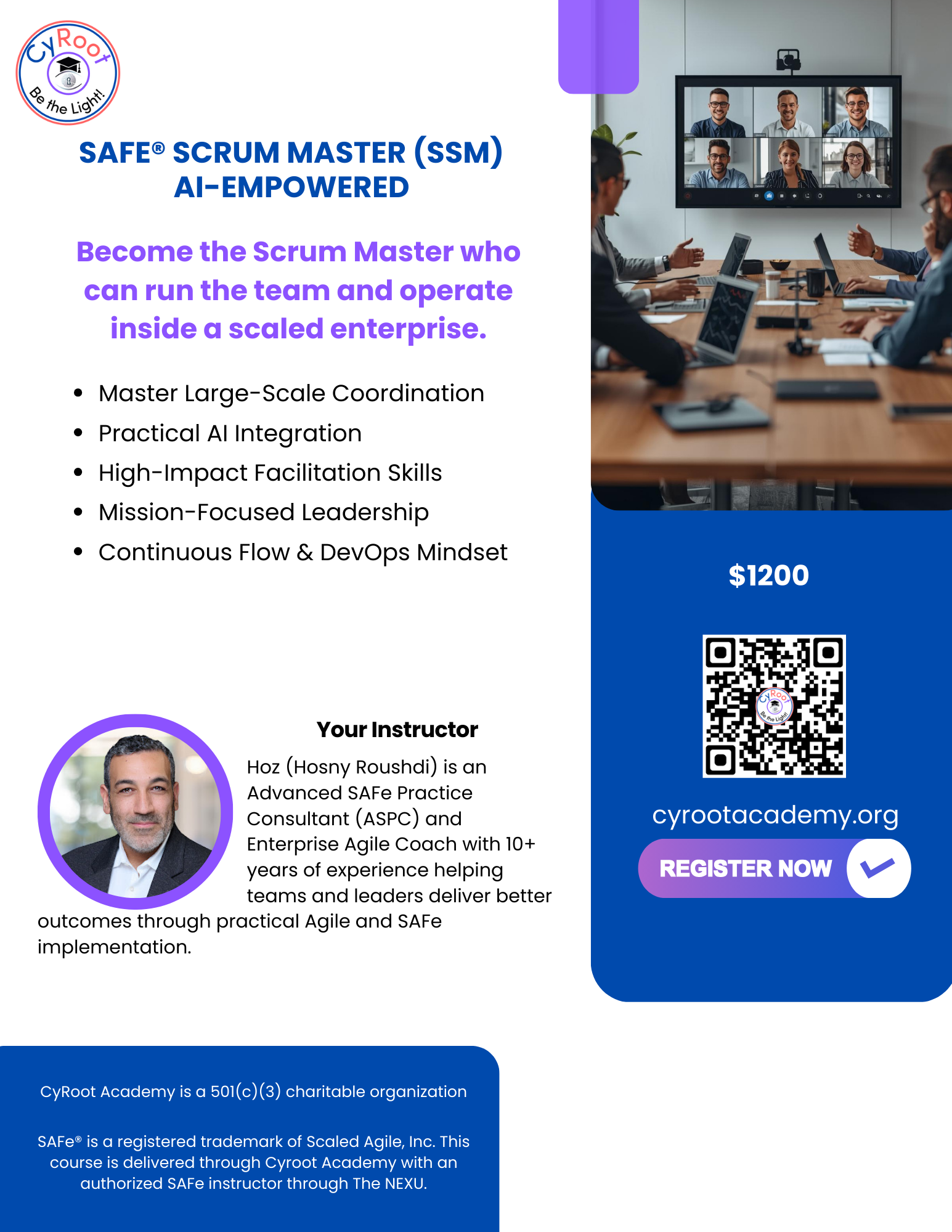 SAFe Scrum Master (SSM) AI-Empowered