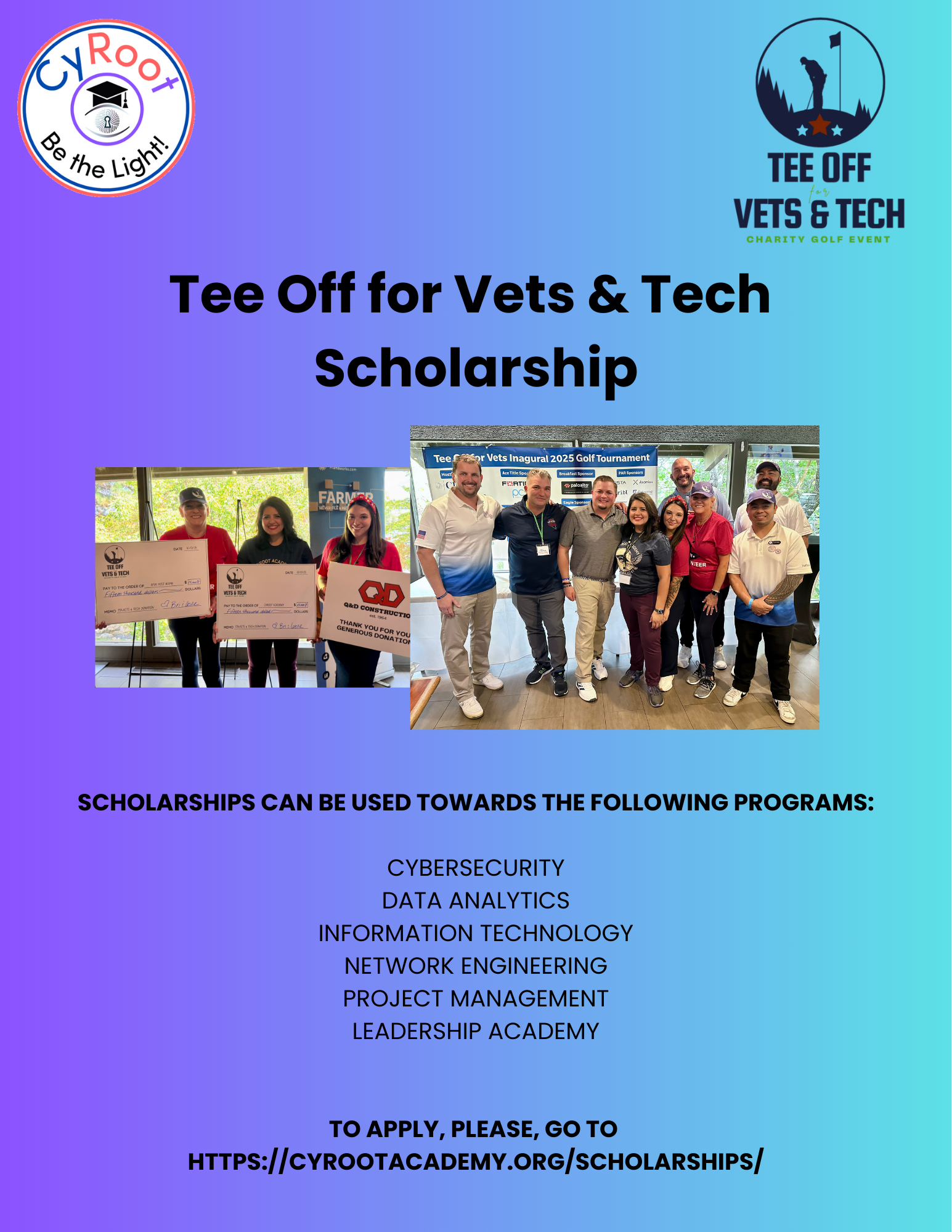 Tee Off for Vets & Tech Scholarship