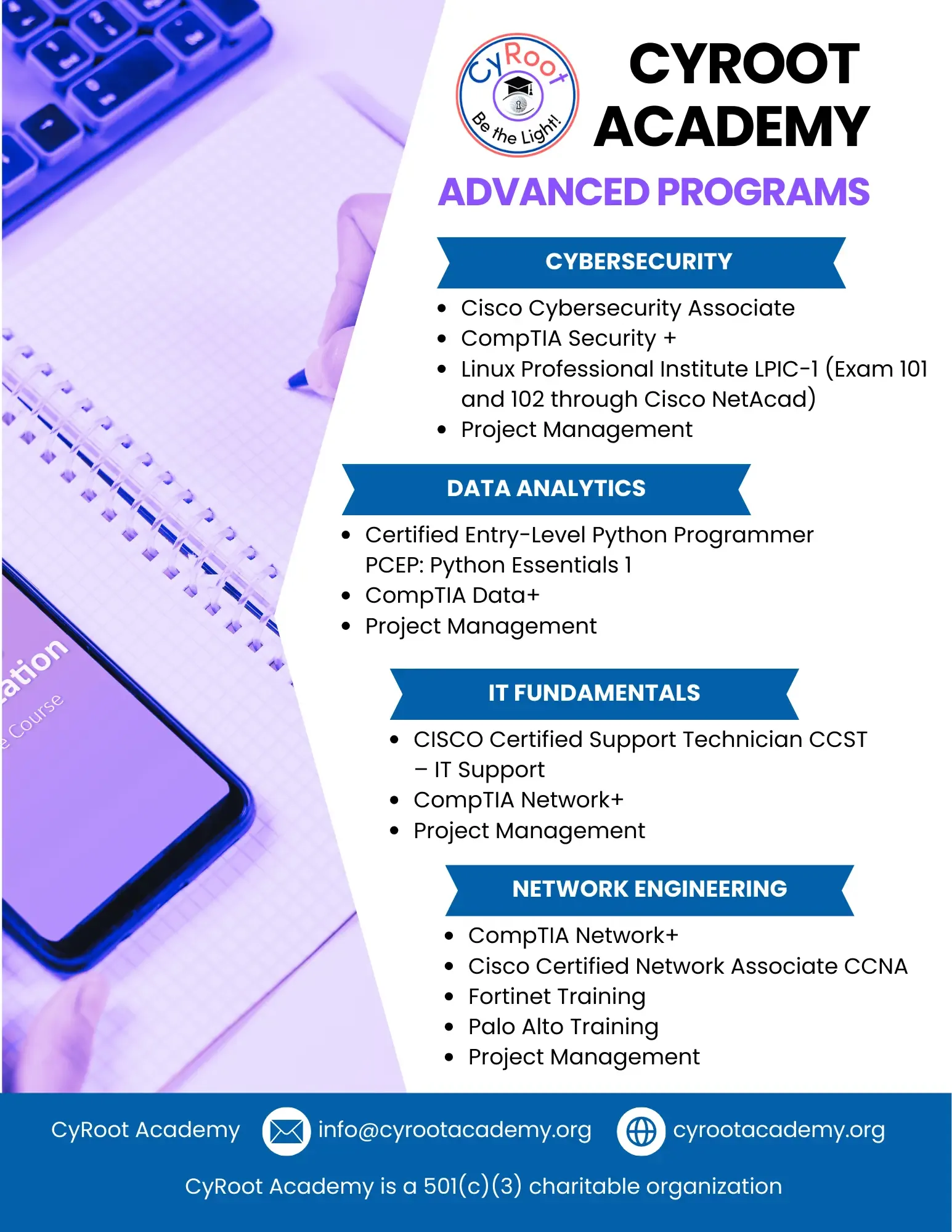 CyRoot Academy Advanced Programs