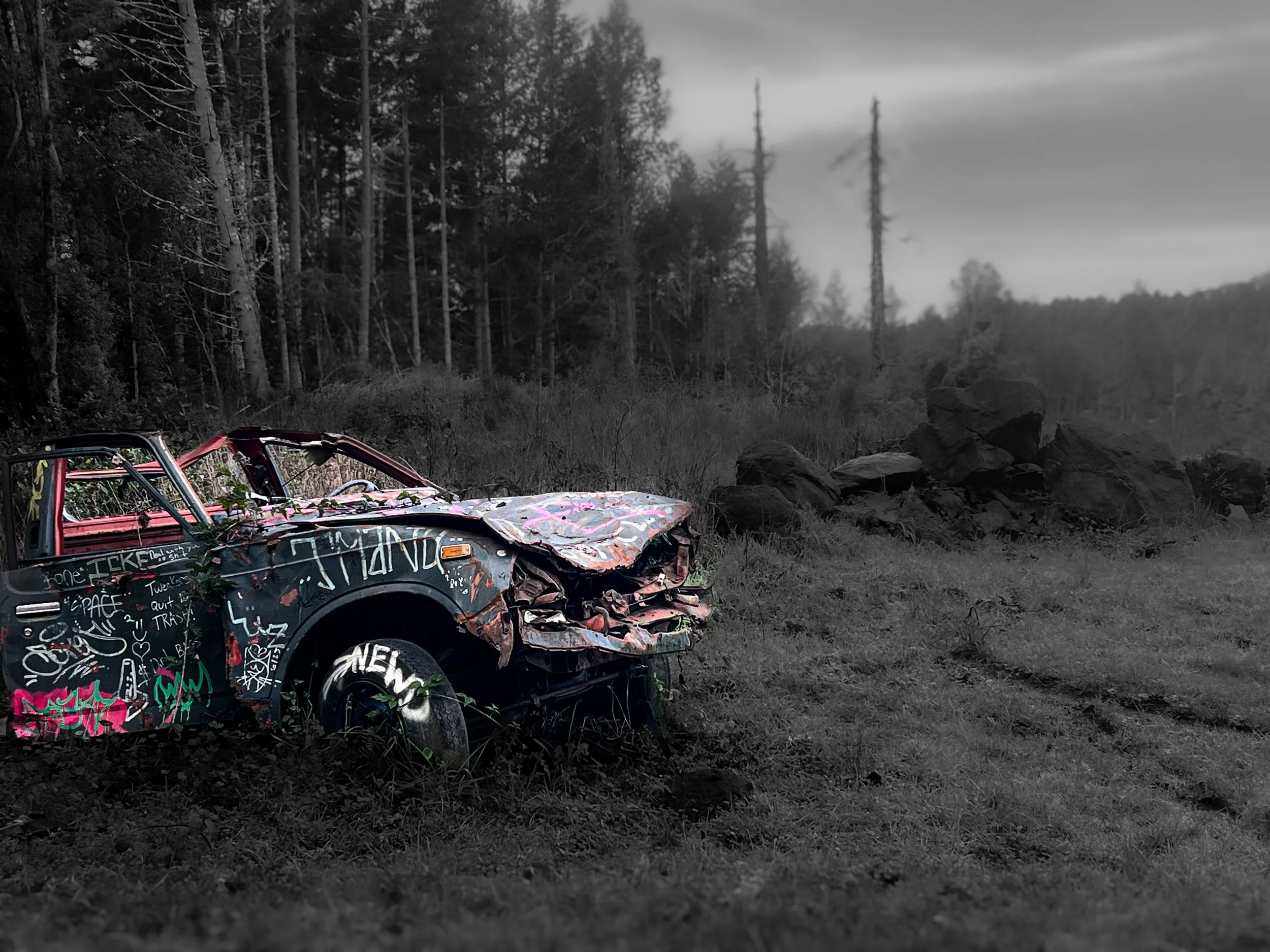 Humboldt County Abandoned Car 