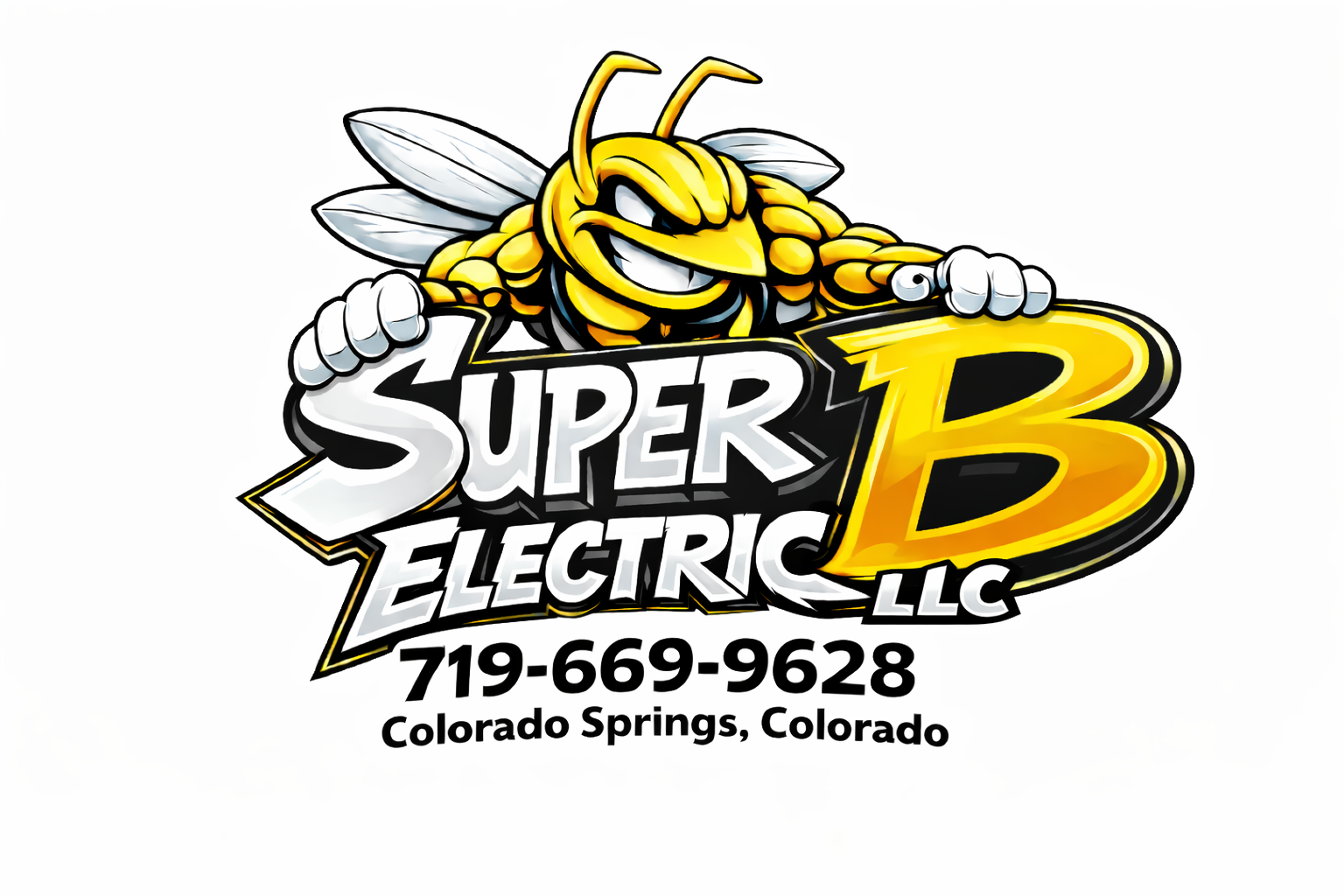 Super B Electric LLC logo – Licensed Electrician serving Colorado Springs CO and El Paso County