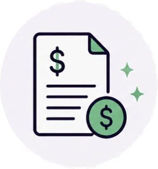 Statements graphic icon
