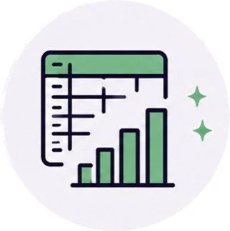 Indicators bars graphic icon