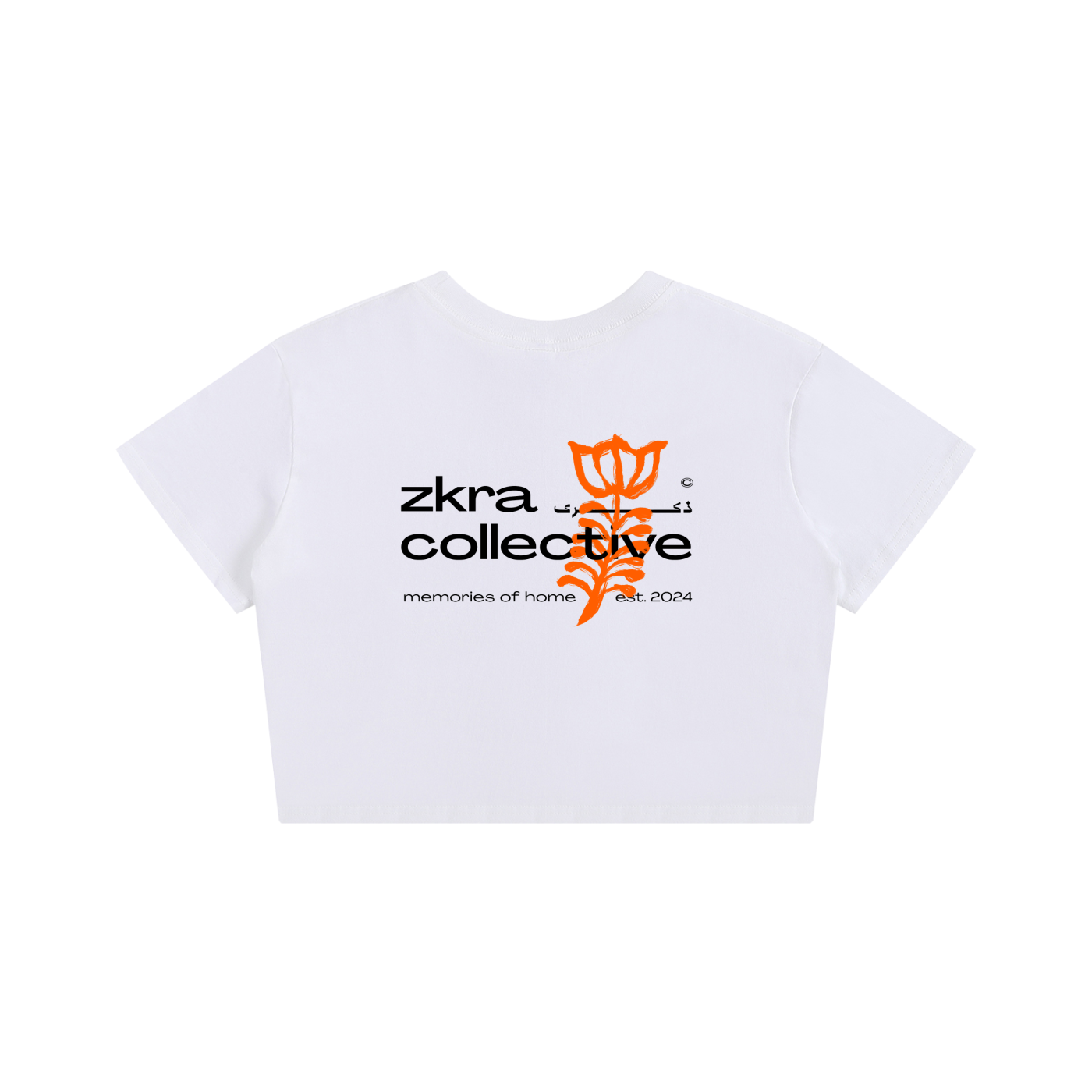 Fenjen // Baby Tee // White