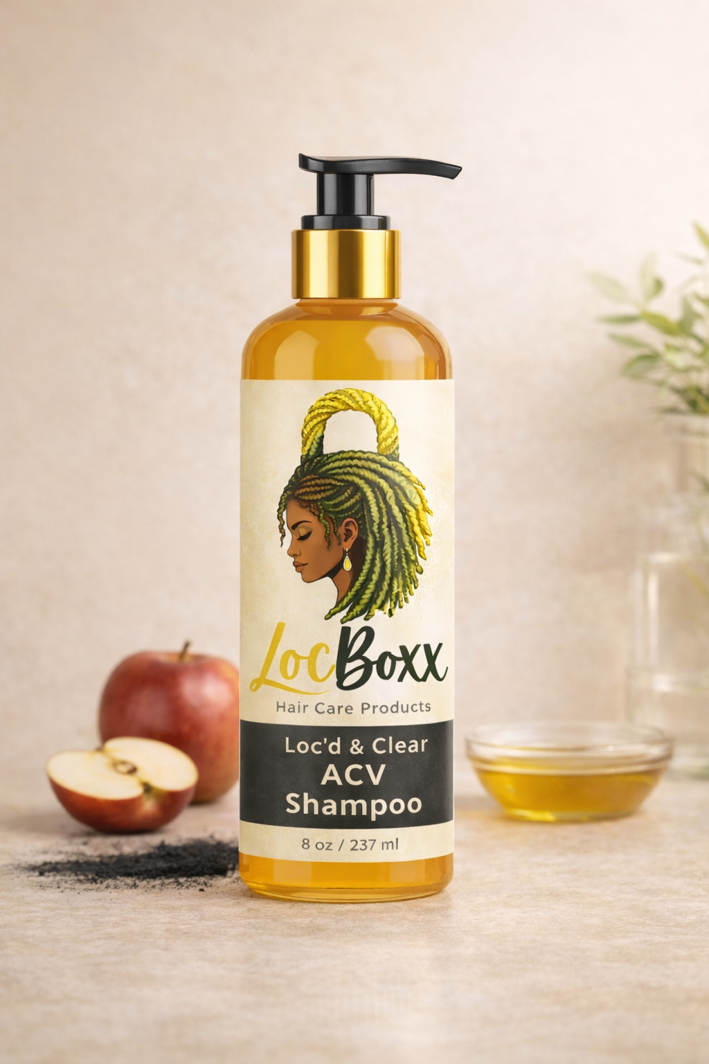 Loc'd & Clear Apple Cider Vinegar Shampoo