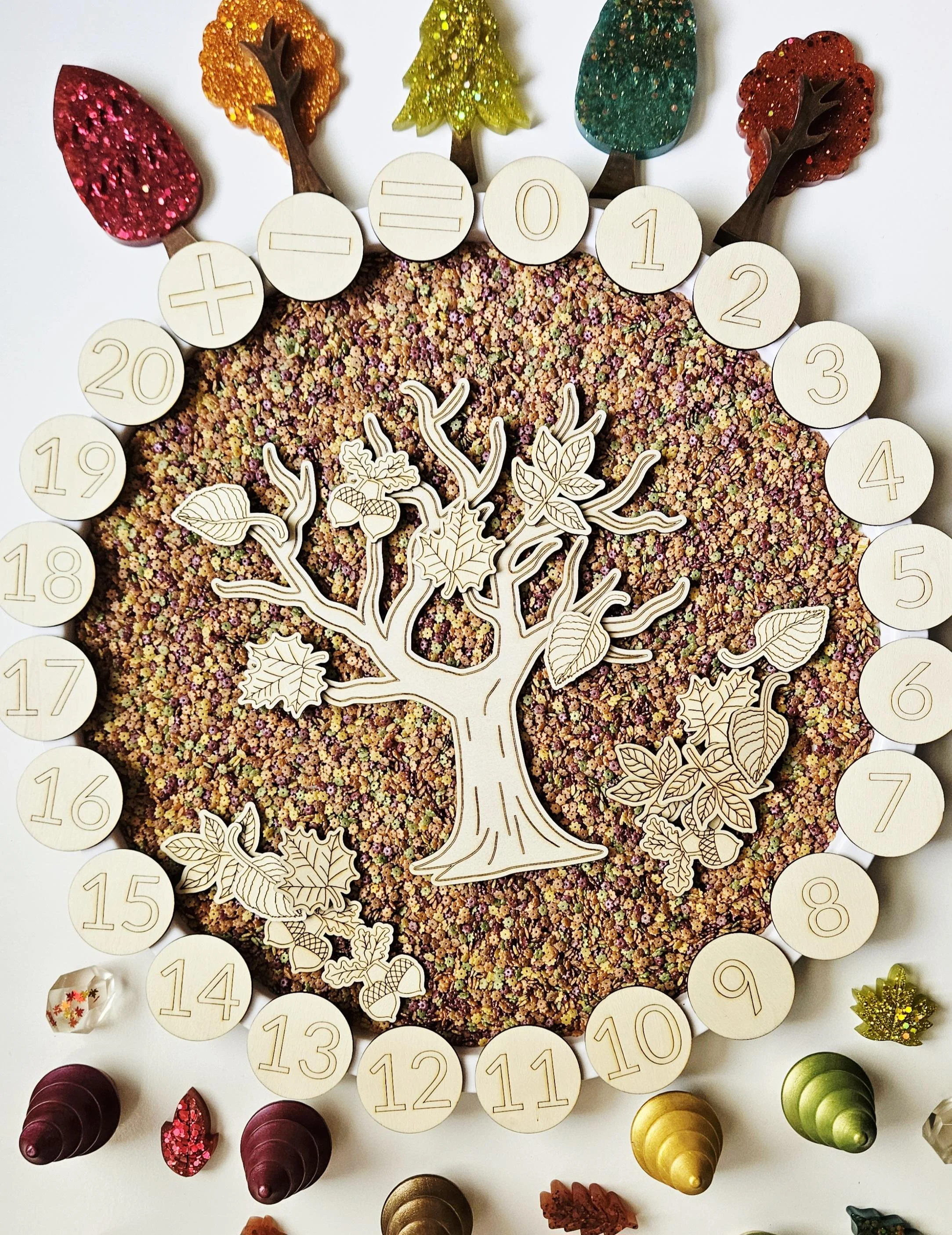 Fall Leaves Counting Game