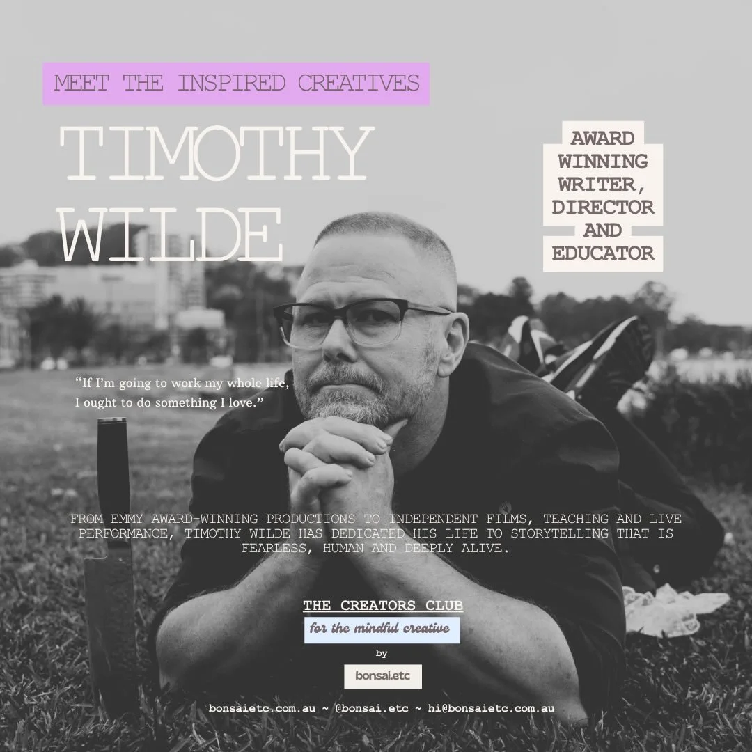 Welcoming Timothy Wilde to the club of Creative Guides 🩵 Truly inspired, truly heartfelt and truly making moves in the industry and taking everyone along for the ride, passing on all the tools. 
What an honour to have him in the crew of creators. 
W