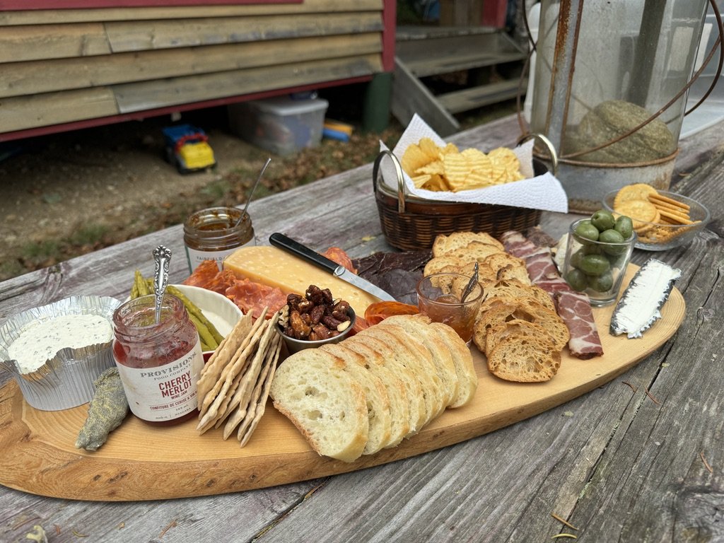 We even prepare boards perfect for enjoying by the campfire!