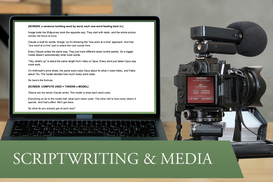 Scriptwriting &amp; Media
