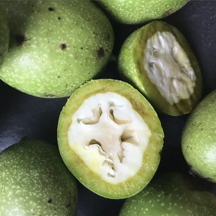 Green walnuts