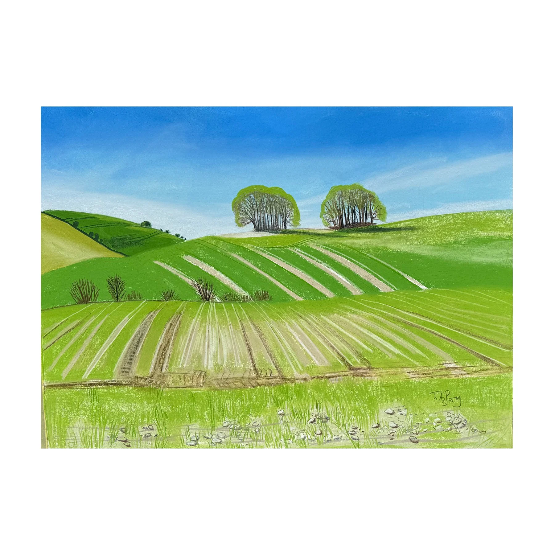 On the Ridgeway towards Avebury on the Eve of the Spring Solstice.