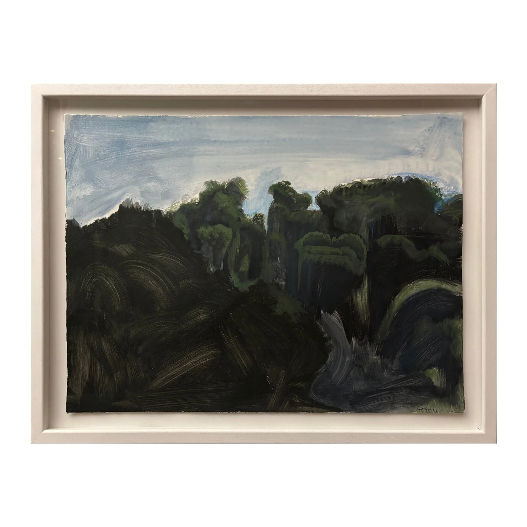 Gabriel Langlands
Selborne Hangars
Gouache on Fabriano paper
57 x 77 cm
£1,600