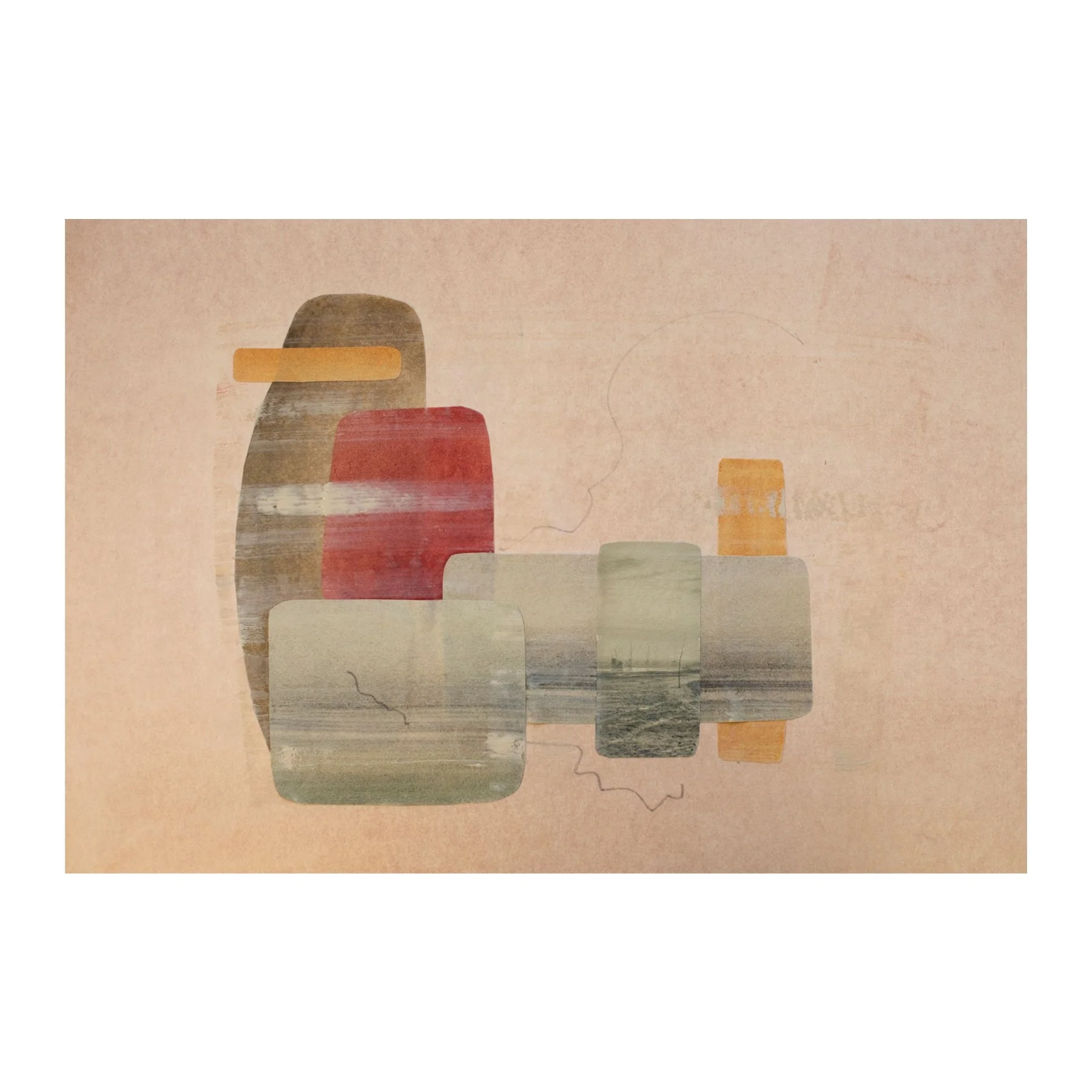 Harry Cory Wright
Out to the Harbour 775
Watercolour and collage on board
47 x 52 cm, framed
£2,200 + VAT