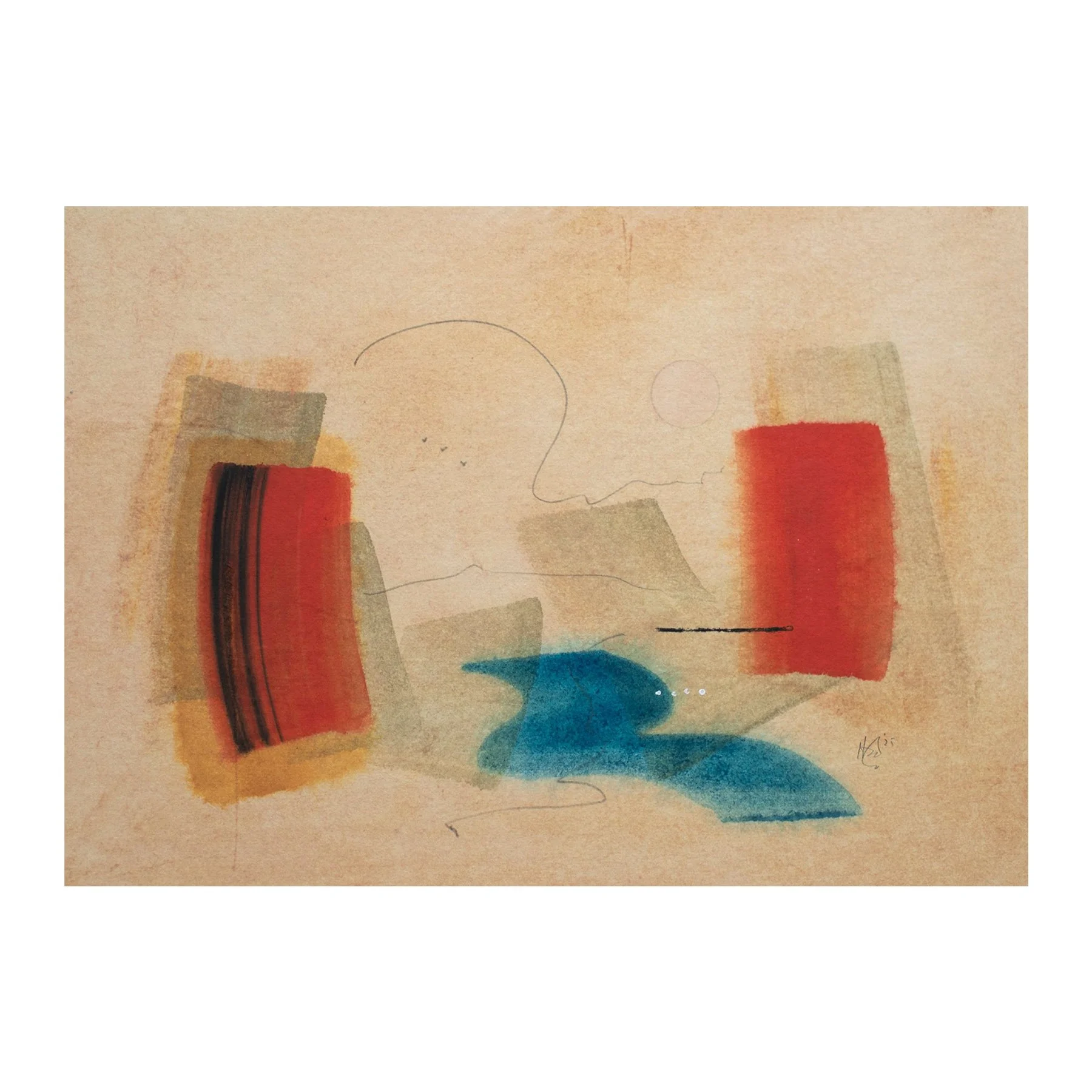 Harry Cory Wright
Sunrise by the River 771
Watercolour on paper
36 x 46 cm, framed
£1,900 + VAT