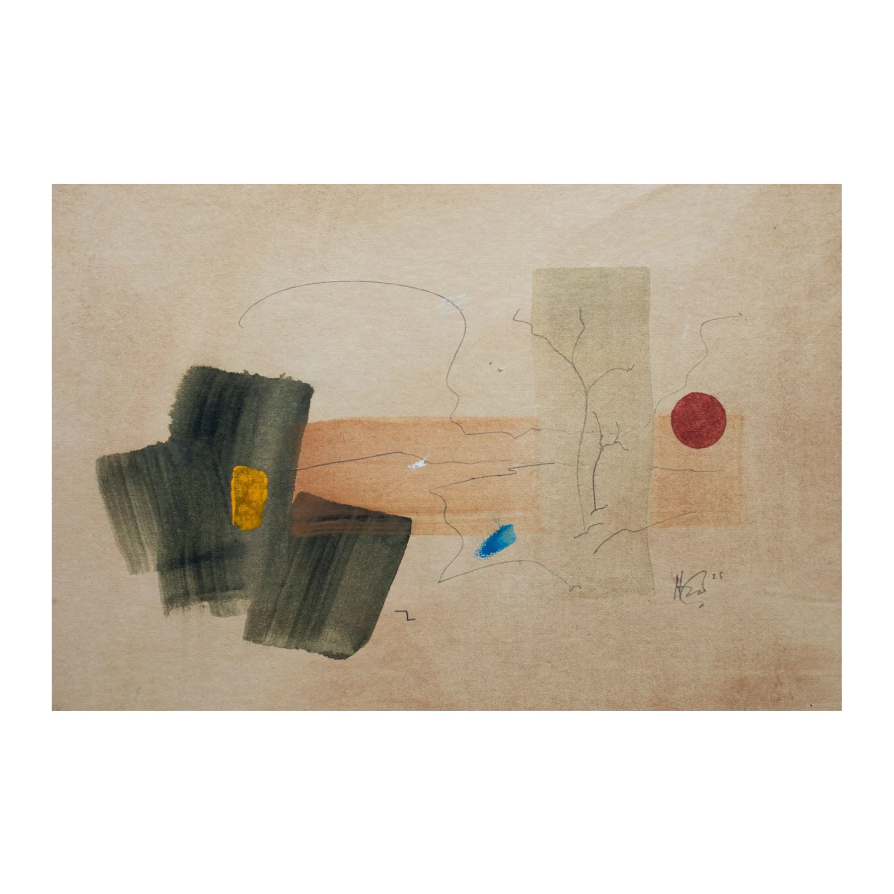 Harry Cory Wright
Trees by the Marsh 778
Watercolour on paper
36 x 46 cm, framed
£1,900 + VAT