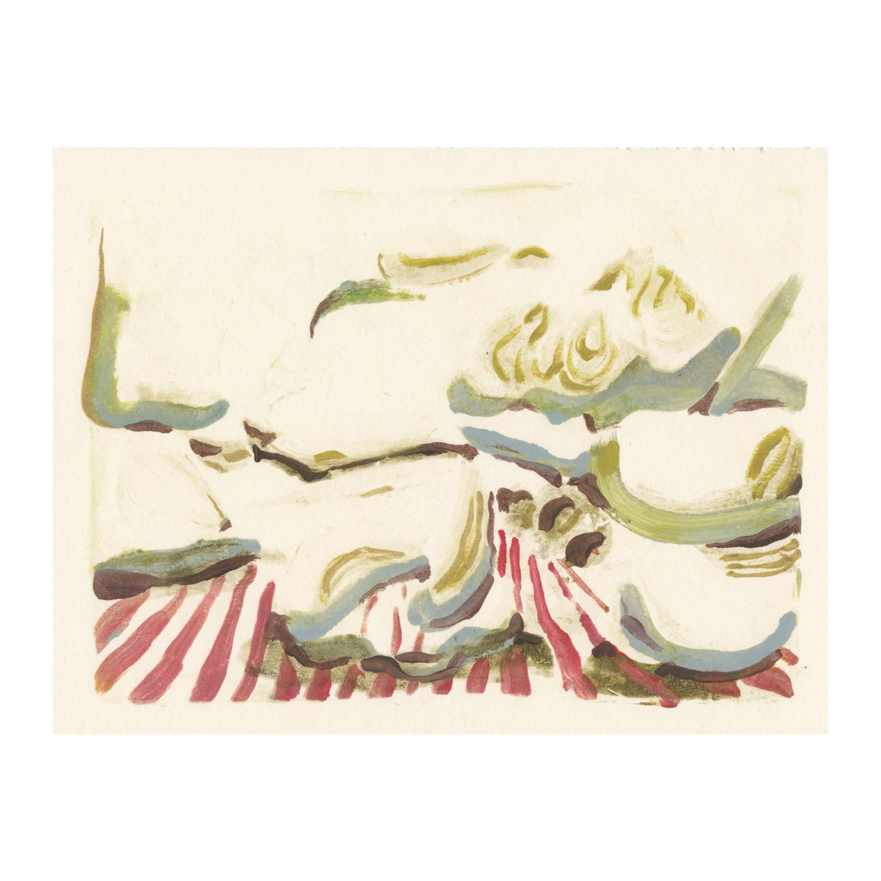 Katherine Jones RA
Garlic and Paper
Monoprint on paper, 1/1
Paper size 15 x 19.8 cm / framed 29 x 37 cm
£790 + VAT